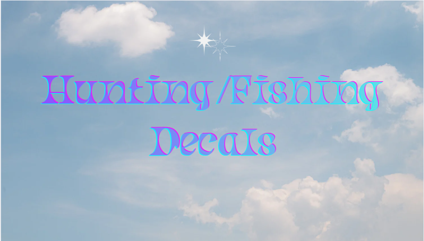 Hunting/Fishing Decals