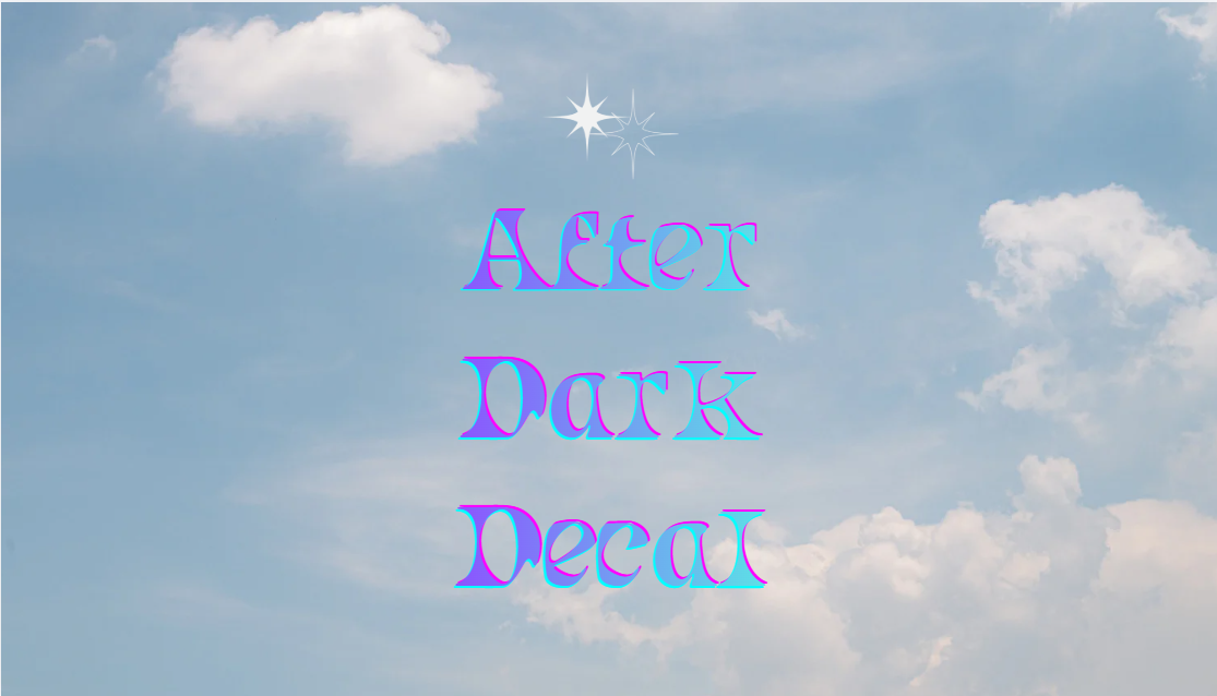 After Dark Decal