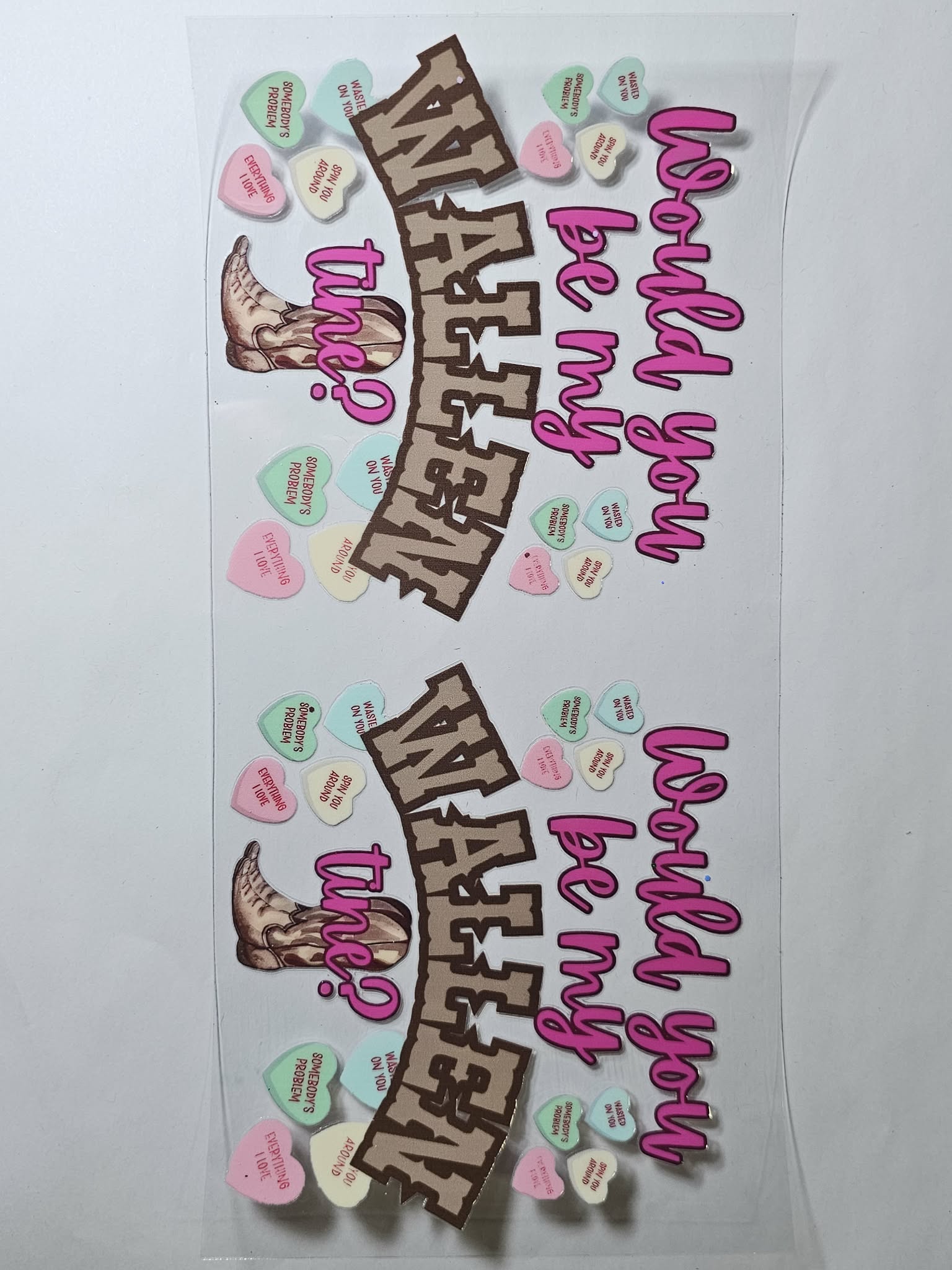 Would you be my wallen time decal
