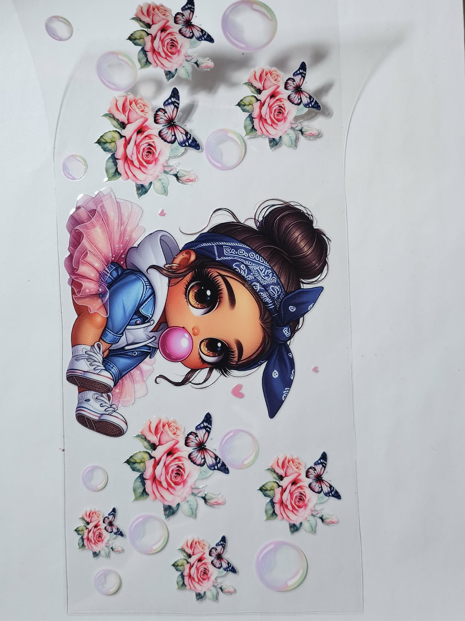 Bubble Gum Girl Decal