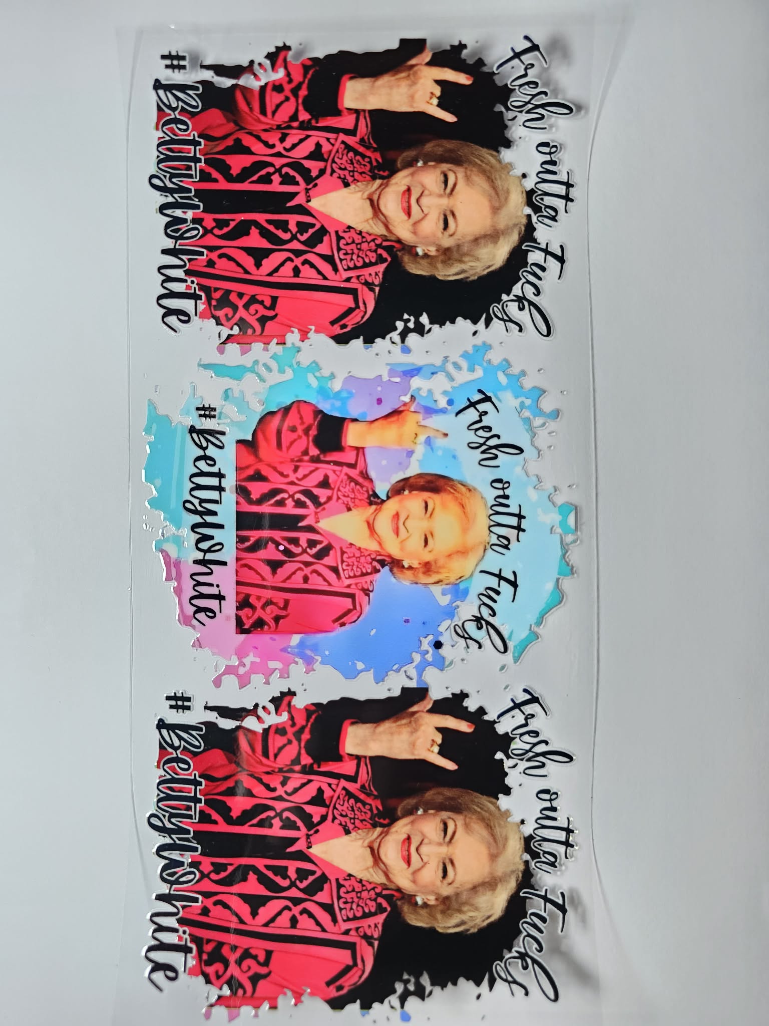 Betty White Sarcasm decal