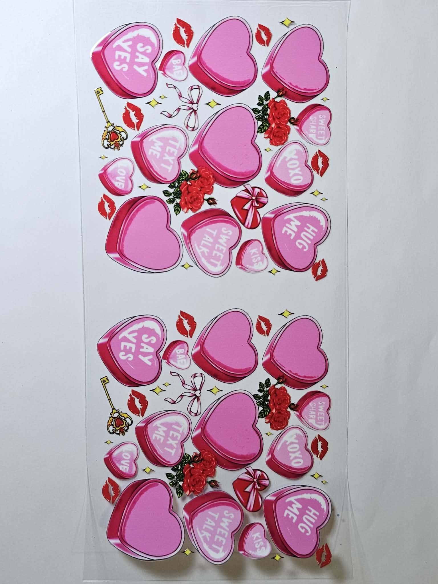 Hearts Decal