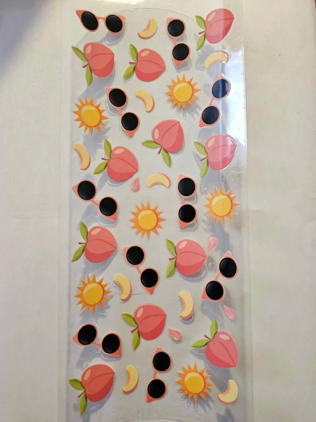 Peach Decal
