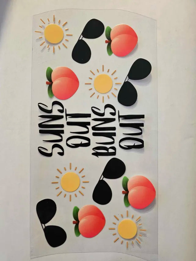 Peach Decal