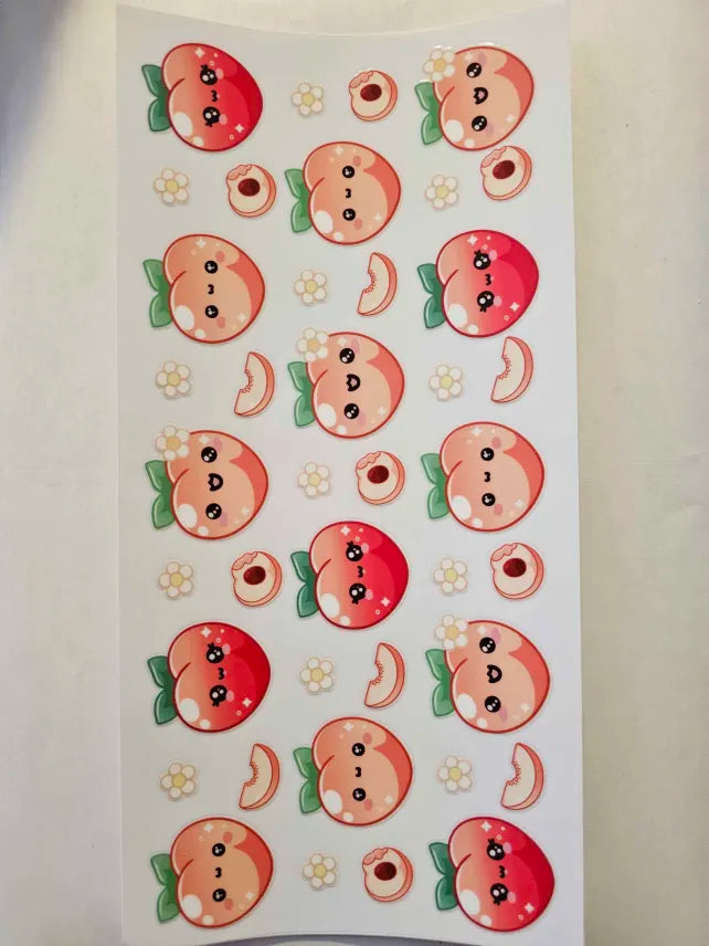 Peach Decal