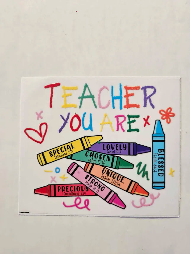 Teacher Decal