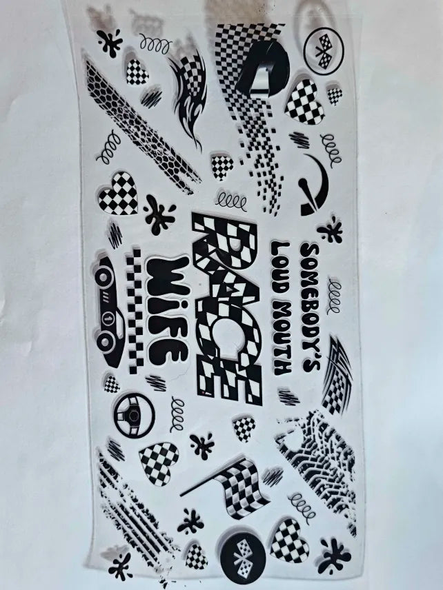 Racing Wife Decal