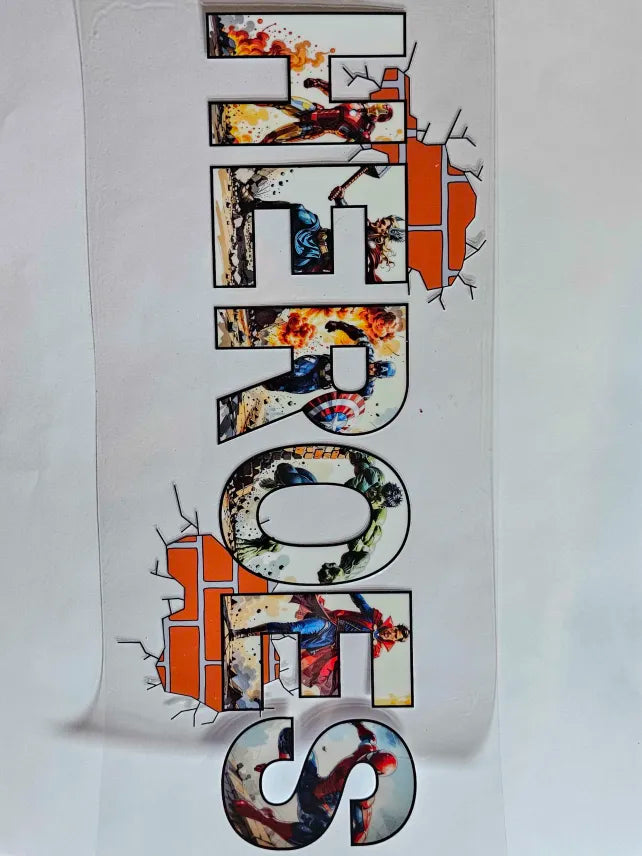 Superhero/Villain Decal