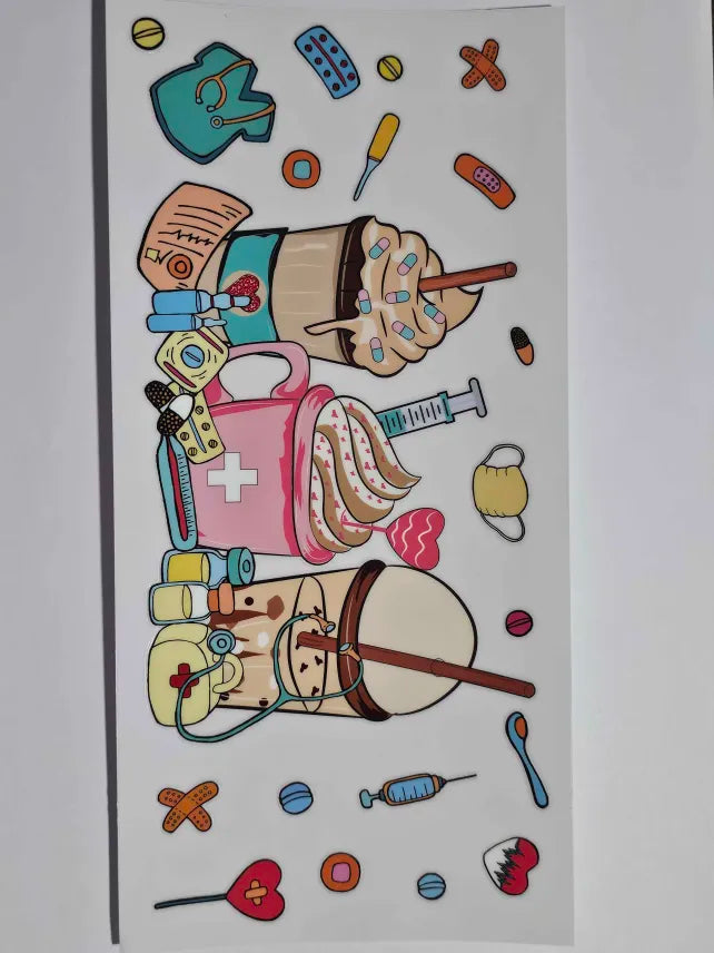 Nurse/Doctor/Hospital/Coffee Decal