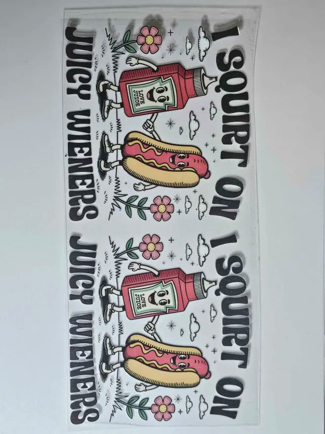 Ketchup and Hotdog Decal