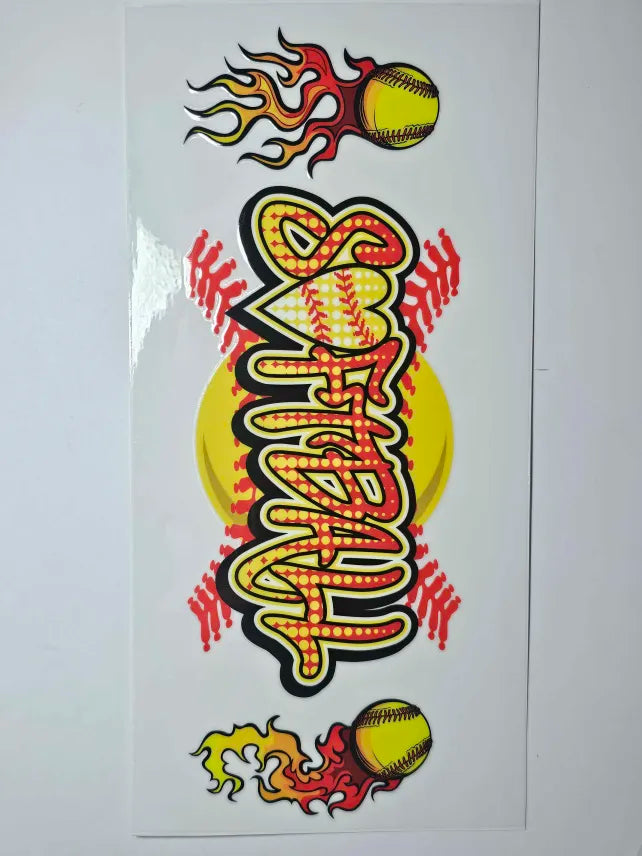 Softball Decal