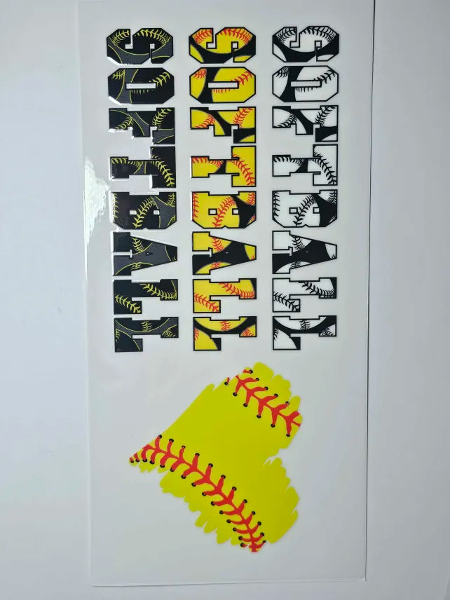 Softball Decal