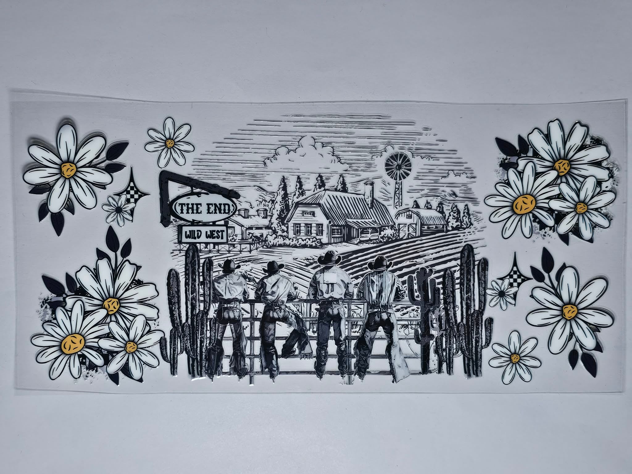 The End Wild West Decal