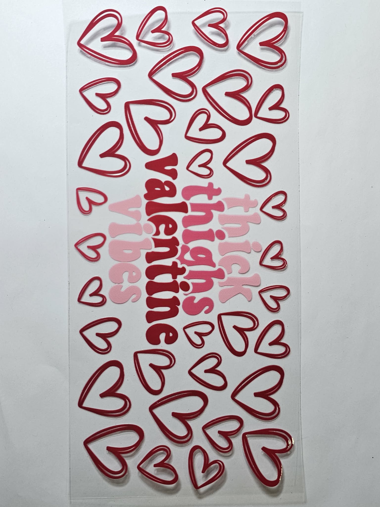 Tick Thighs Valentine Vibes Decal