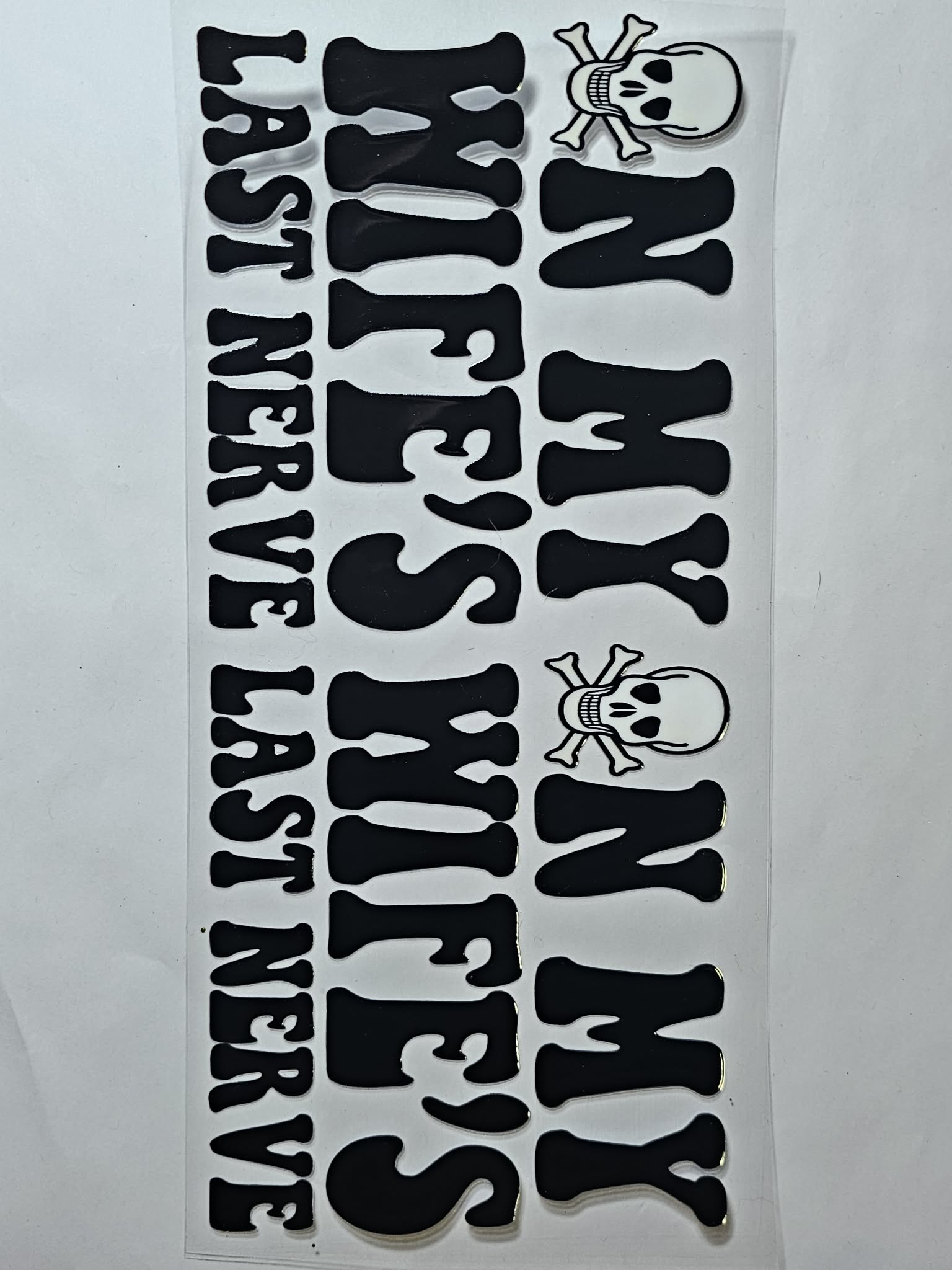 Wife's last nerve decal