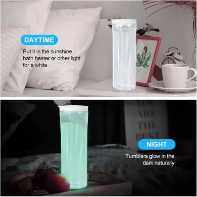 25oz Acrylic Glow in Dark water bottle