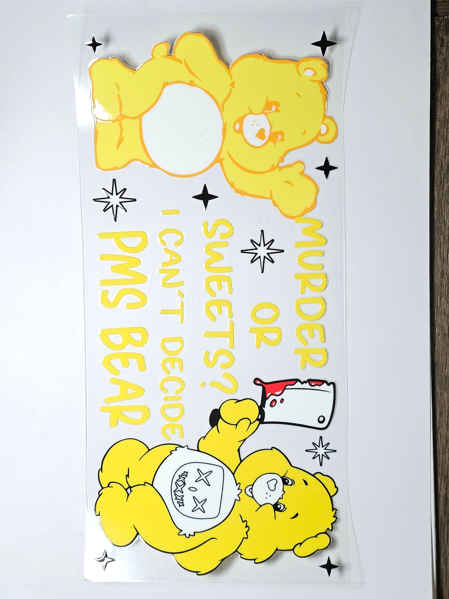Swear Bear Decal