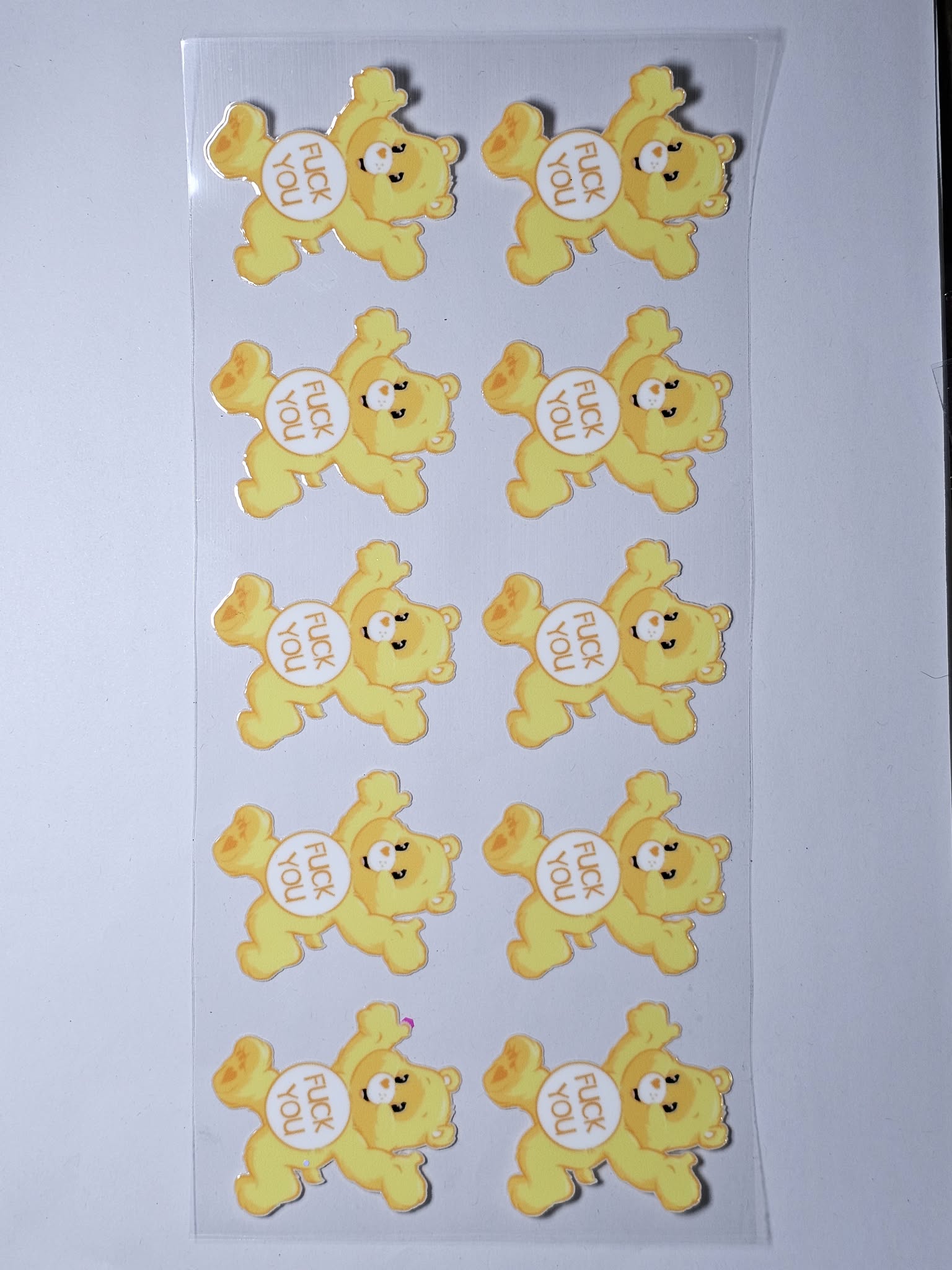 Swear Bear Decal