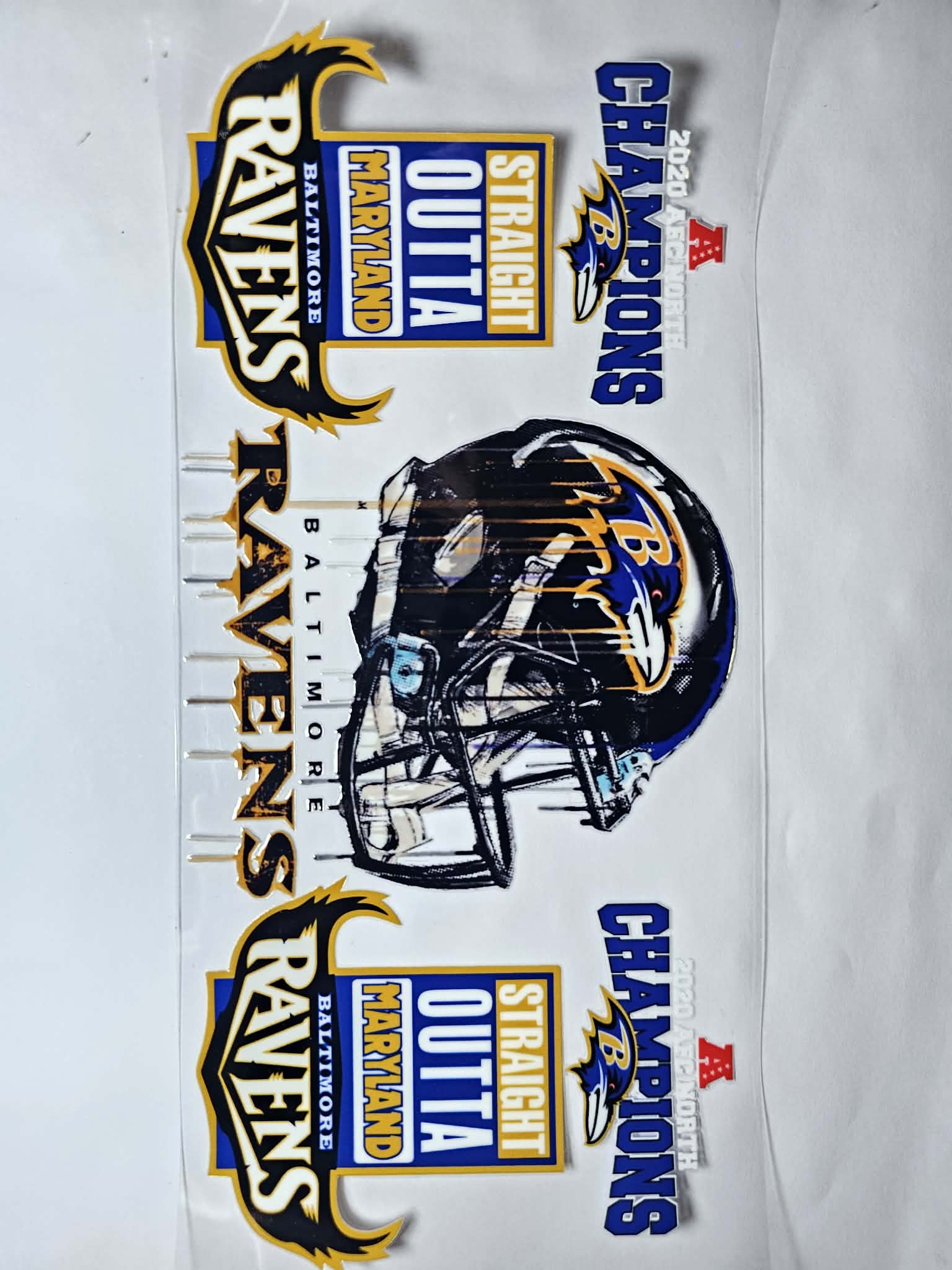 Ravens Football Decal