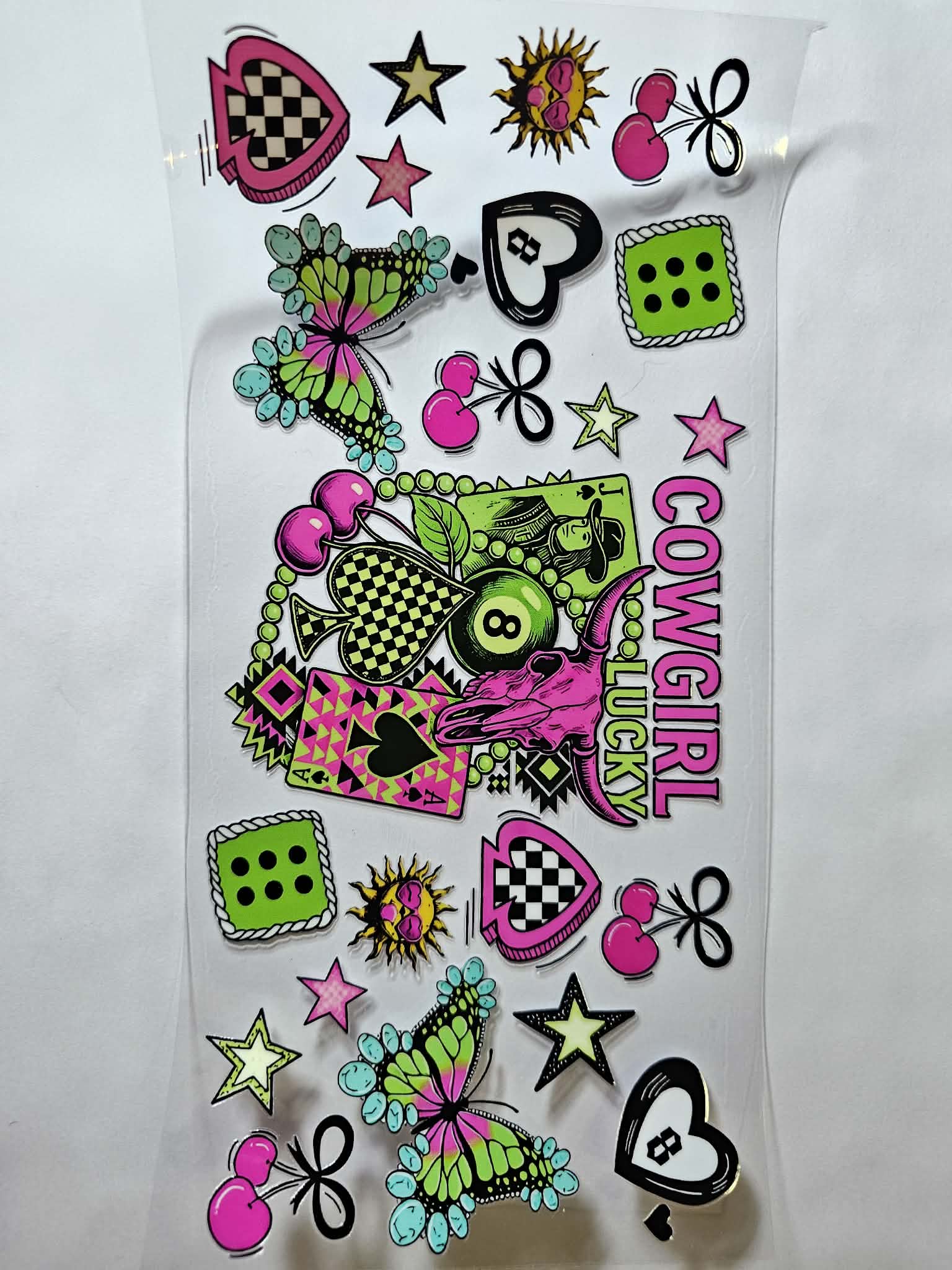 Cowgirl Lucky Decal