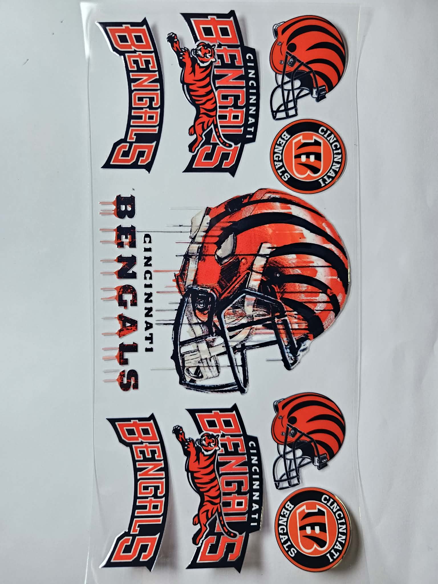 Bengals Football Decal