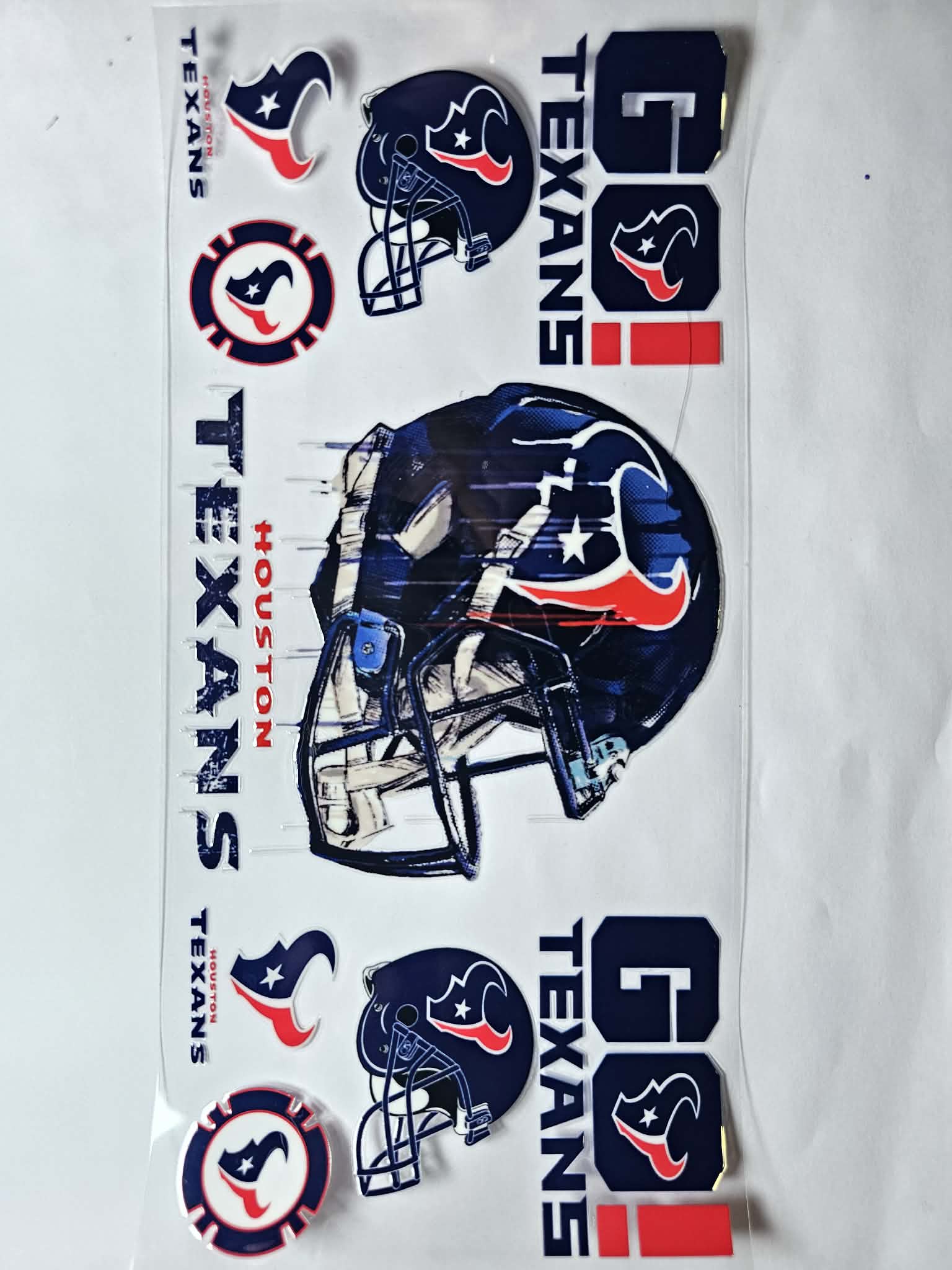 Texans Football Decal