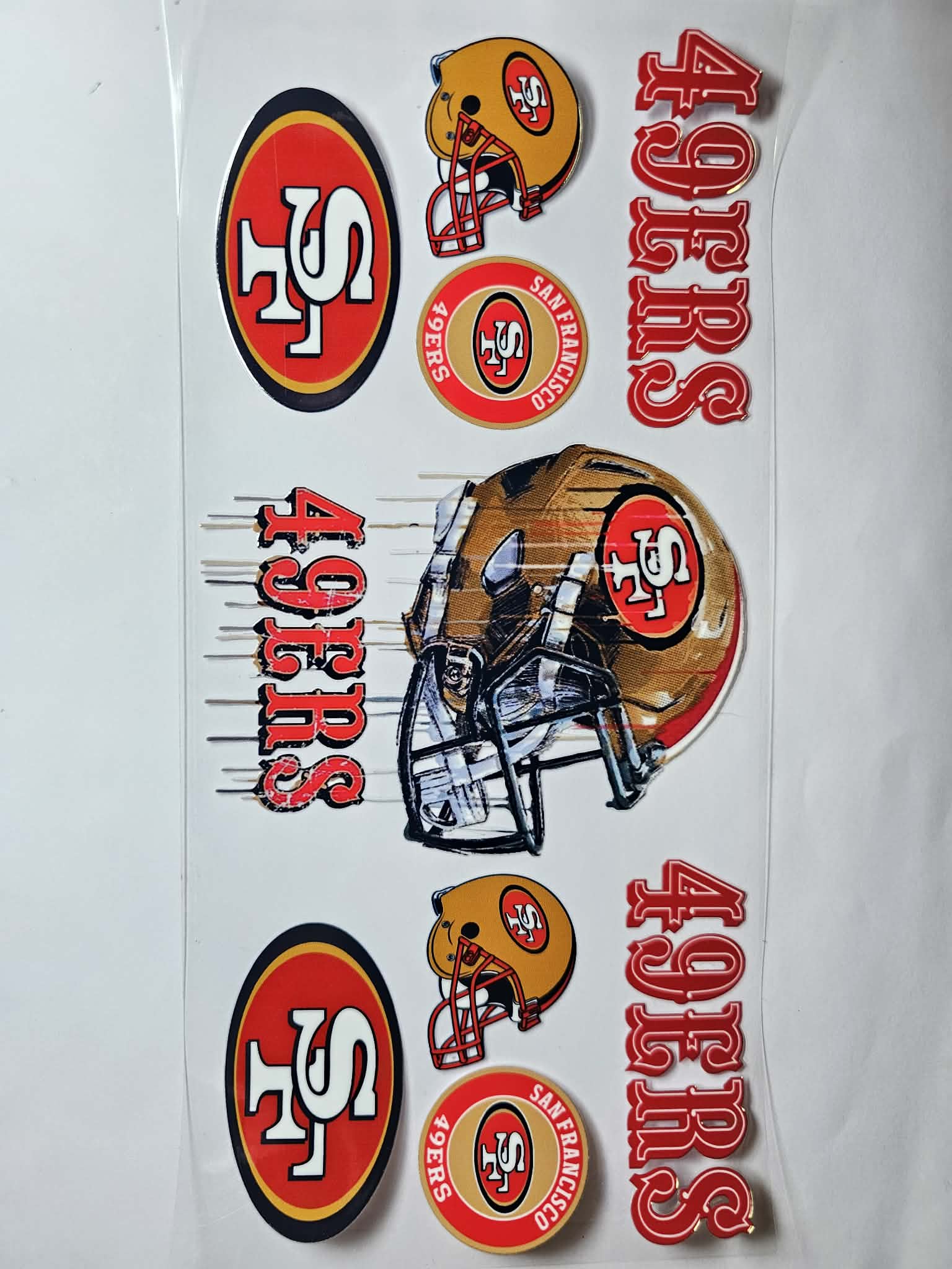 49ers Football Decal