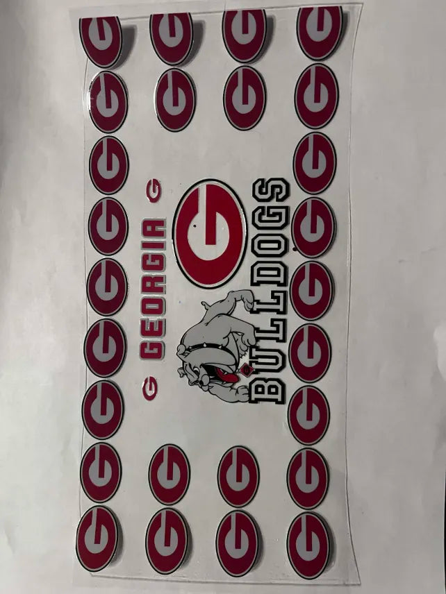Bulldog Football decal