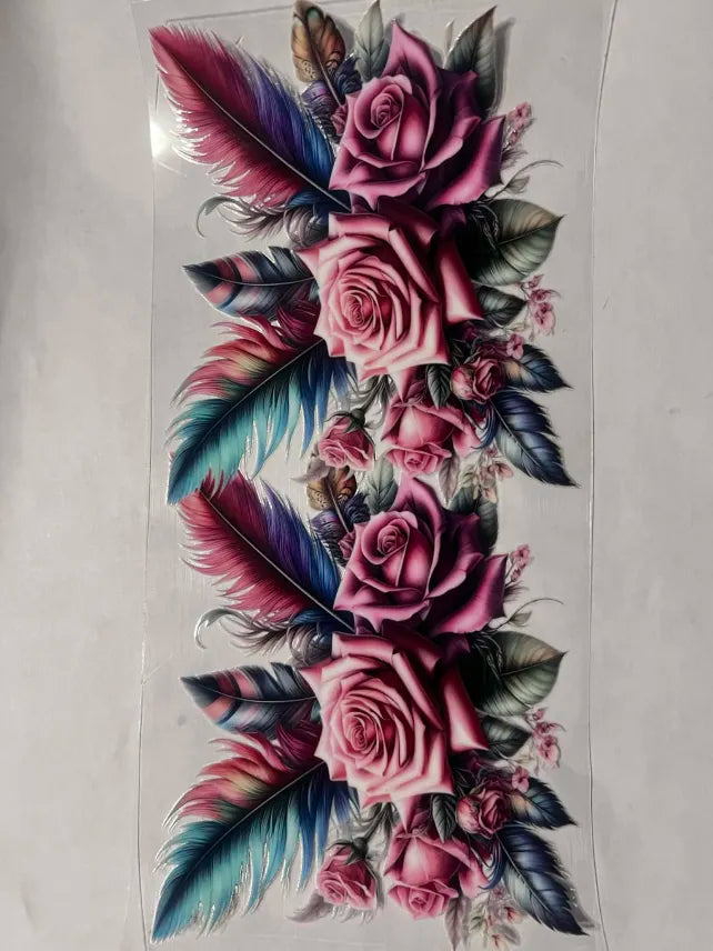 Flower decal