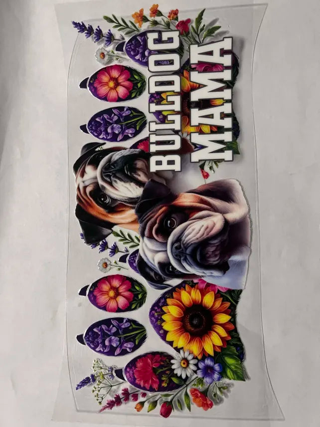 Bulldog Mama decal