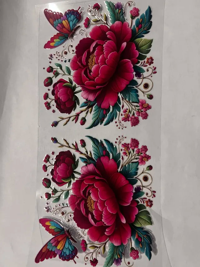 Flower decal