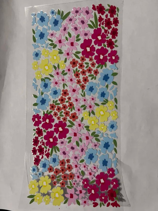 Flower decal