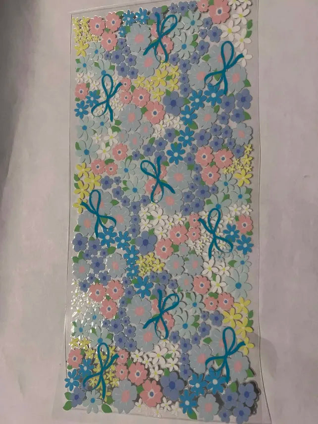 Flower decal