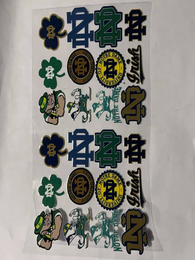 Notre Dame Fighting decal