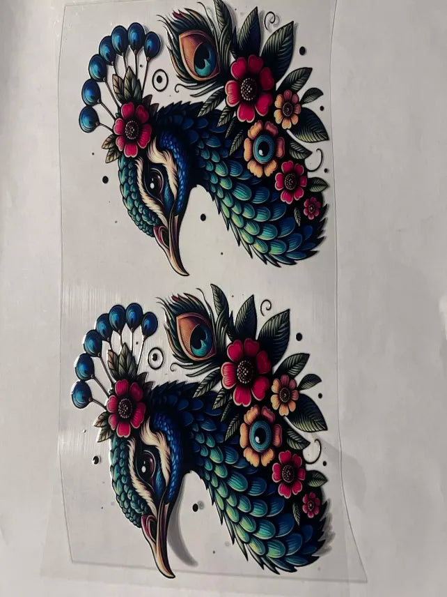 Peacock Decal