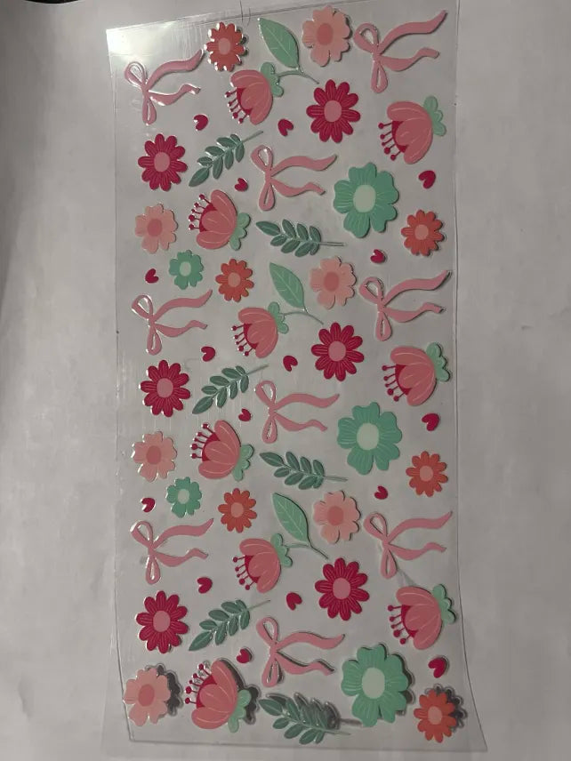 Flower decal