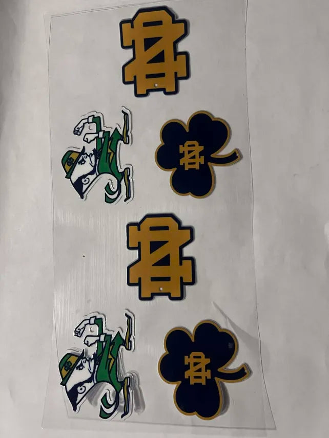 Notre Dame Fighting decal