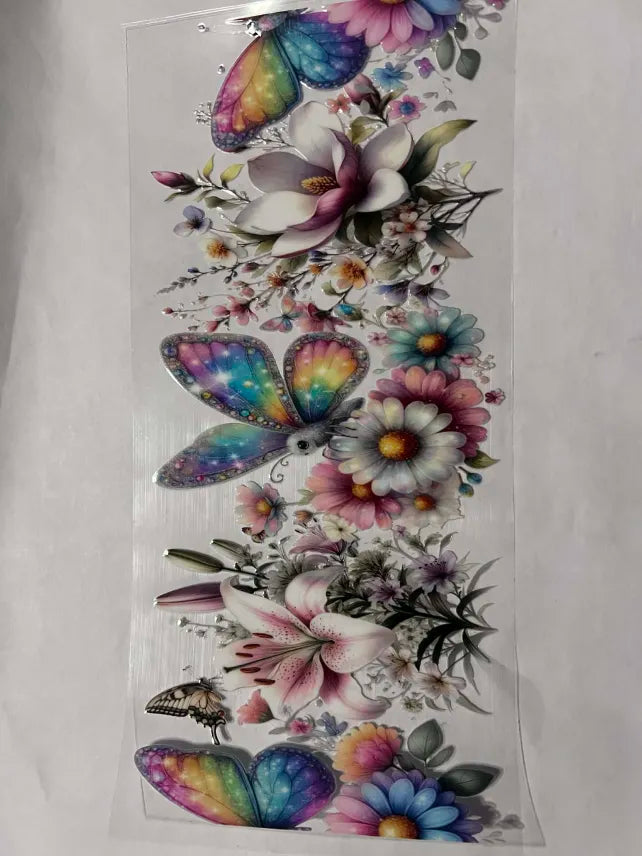 Flower decal