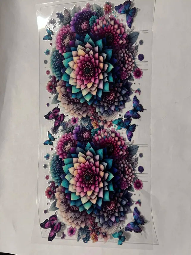 Flower decal