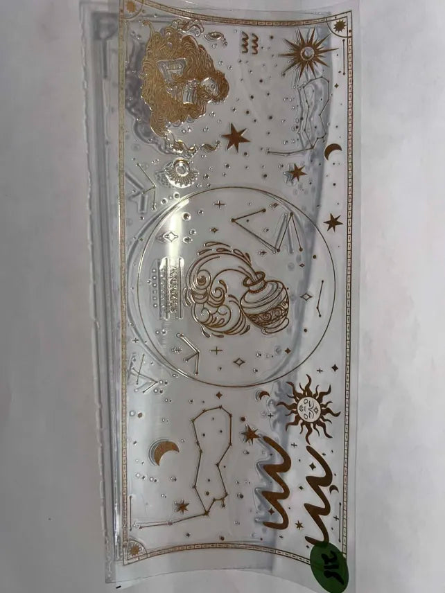 Aquarius Zodiac Decal