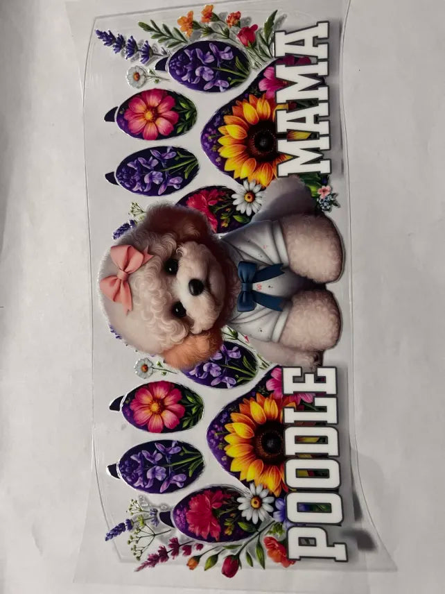 Poodle Mama decal