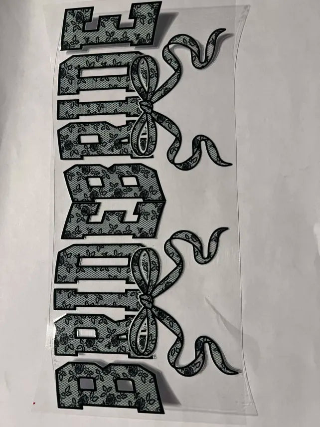 bride decal