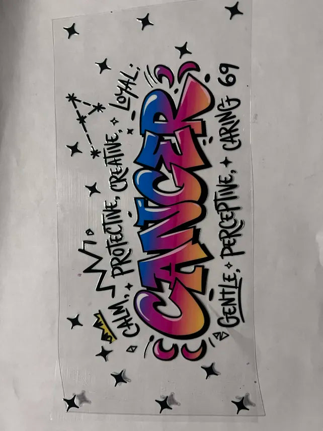 Cancer Zodiac decal