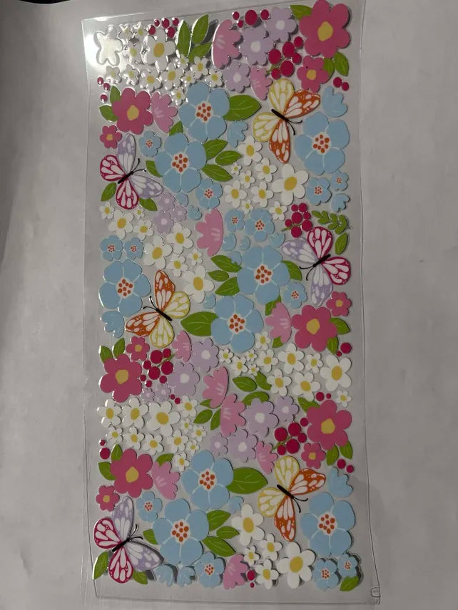 Flower decal