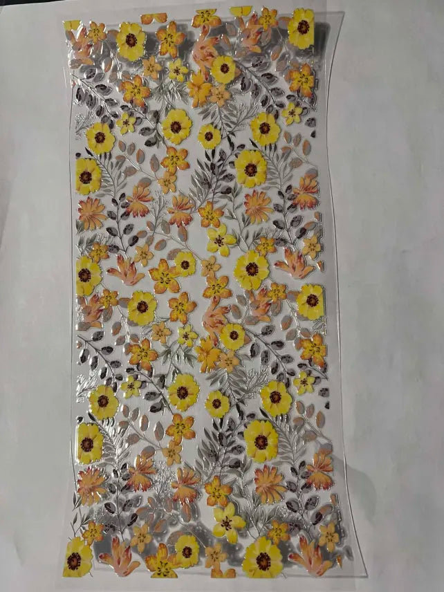 Flower decal