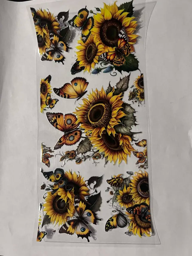 Sunflower decal