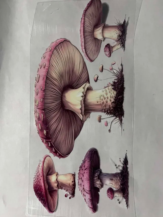 Mushroom decal