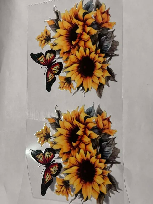 Flower decal