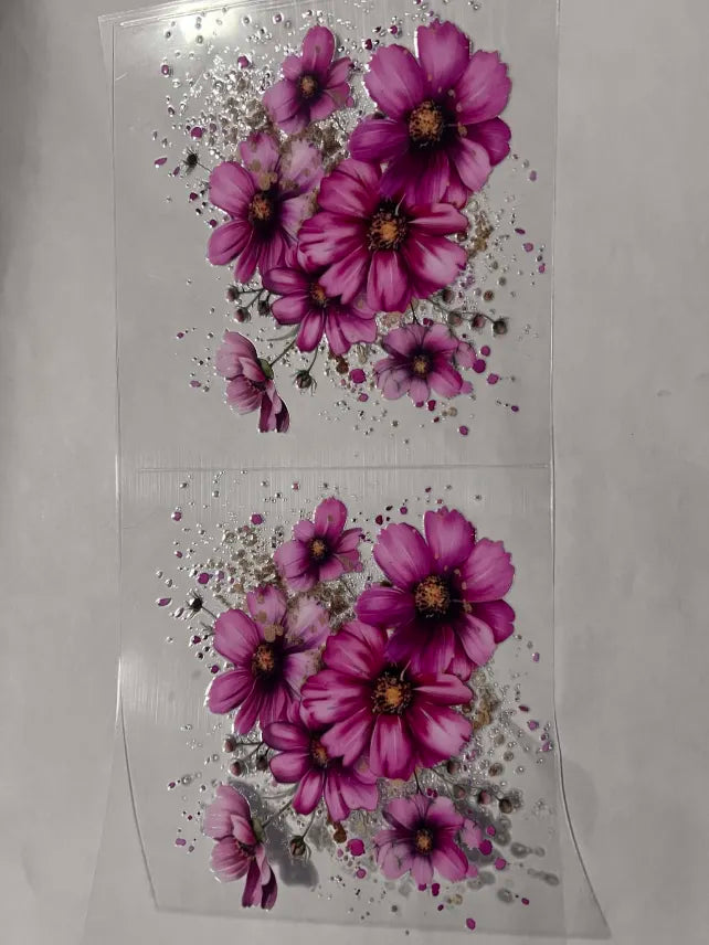 Flower decal