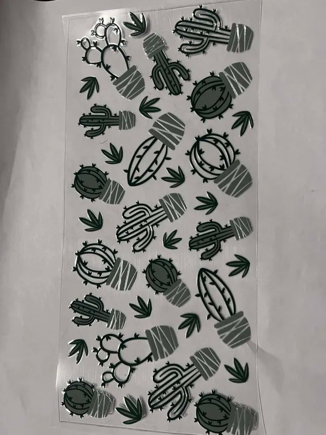 Cactus decal